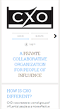Mobile Screenshot of cxo.org